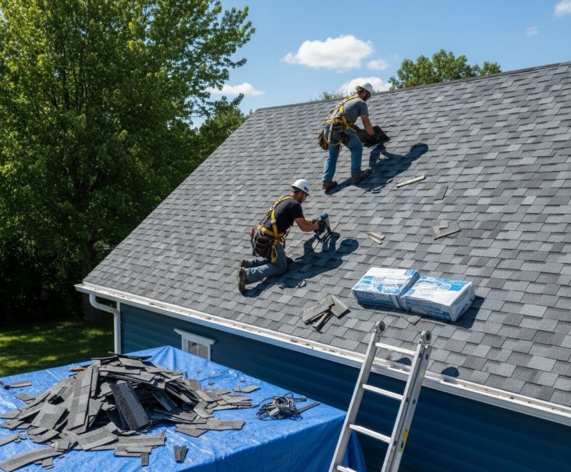 Asphalt Roof Replacement in Ball Ground, GA