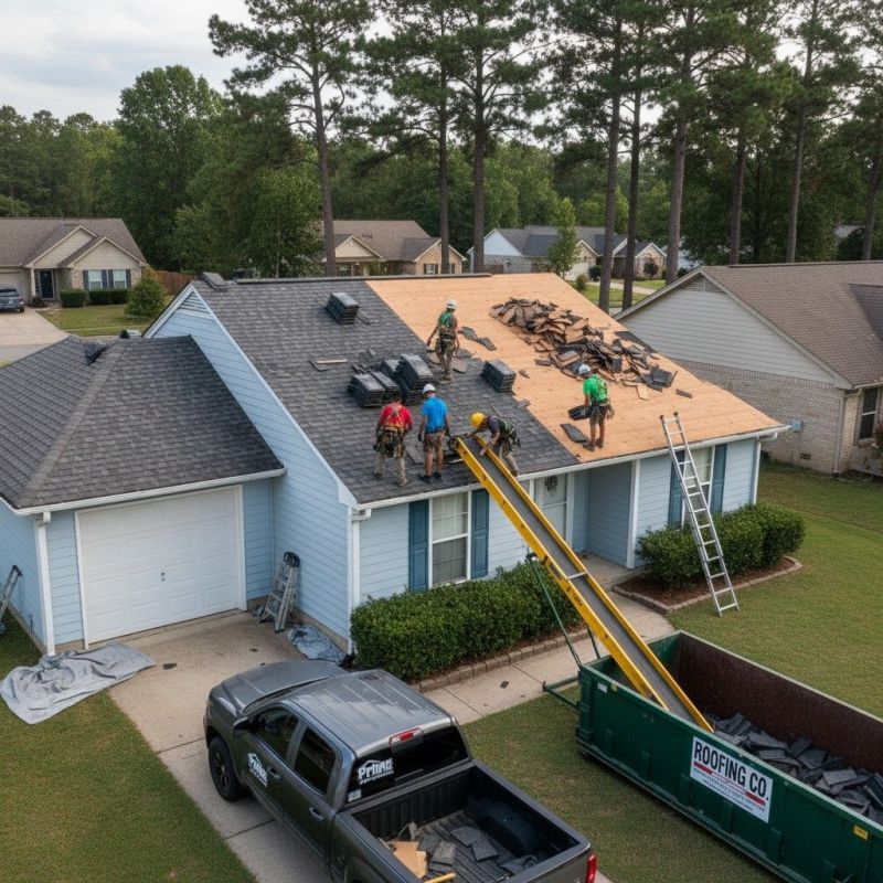 Asphalt Roof Replacement in Cumming, GA