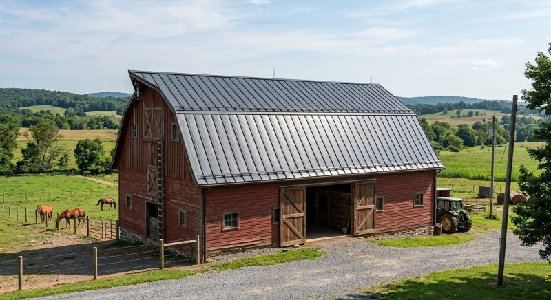 Barn Roof Replacement in East Ellijay, GA