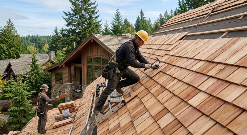 Cedar Roof Construction in Jasper, GA