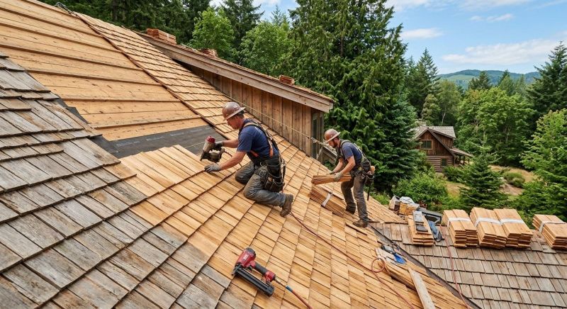 Cedar Roof Installation in Cumming, GA