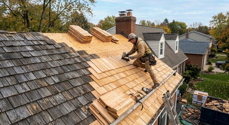 Cedar Shingles Replacement in Woodstock, GA