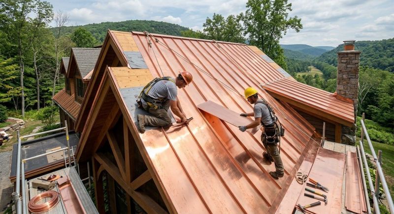 Copper Roof Installation in Jasper, GA