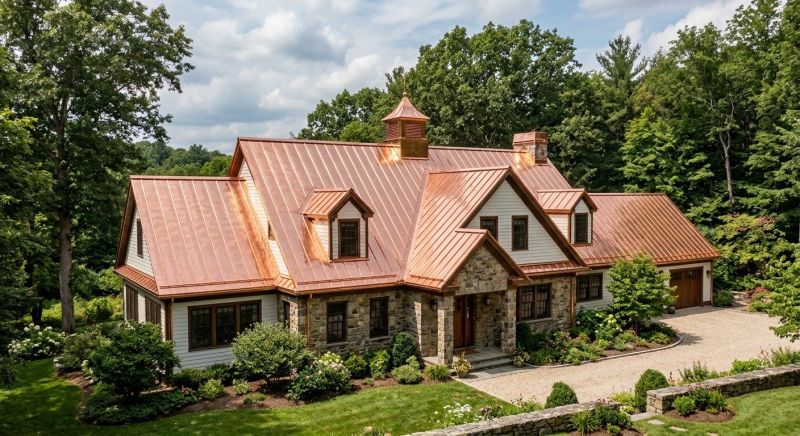 Copper Roof Replacement in Jasper, GA