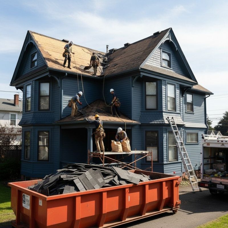 Damaged Roof Replacement in Canton, GA