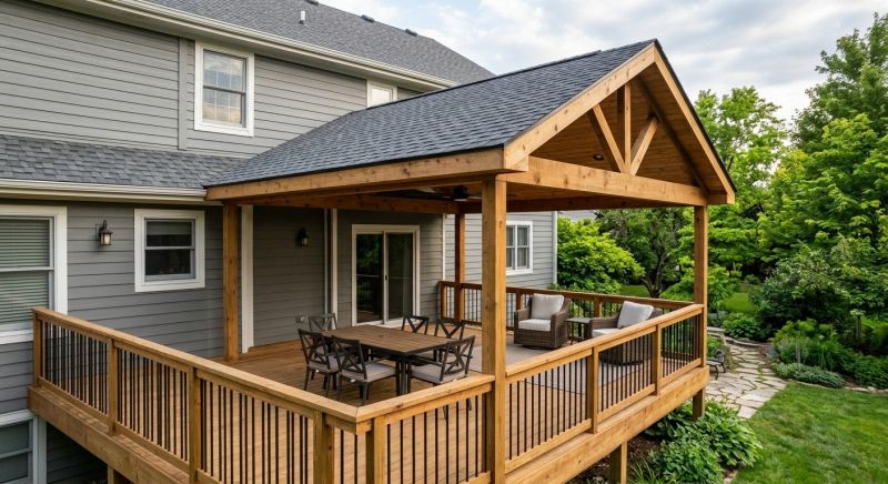 Deck Roof Construction in Jasper, GA