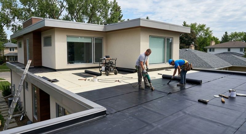 Flat Roof Installation in Dawsonville, GA