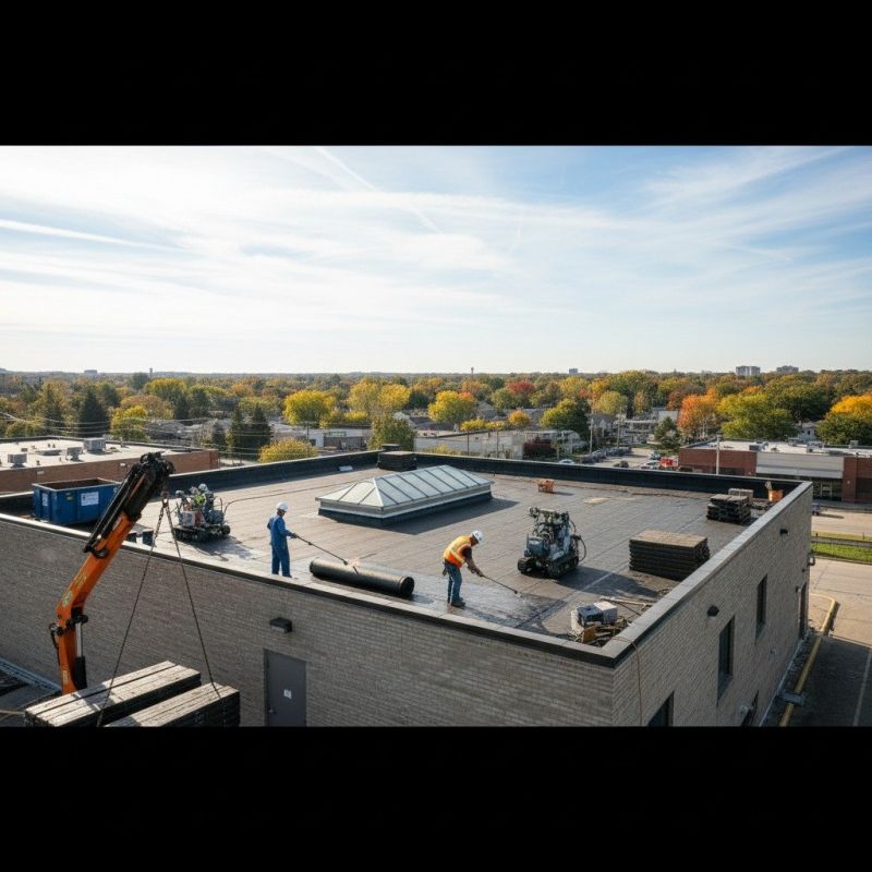 Flat Roof Replacement in Dawsonville, GA