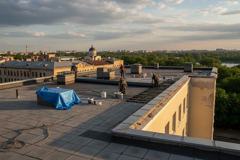 Flat Roof Replacement in Fairmount, GA