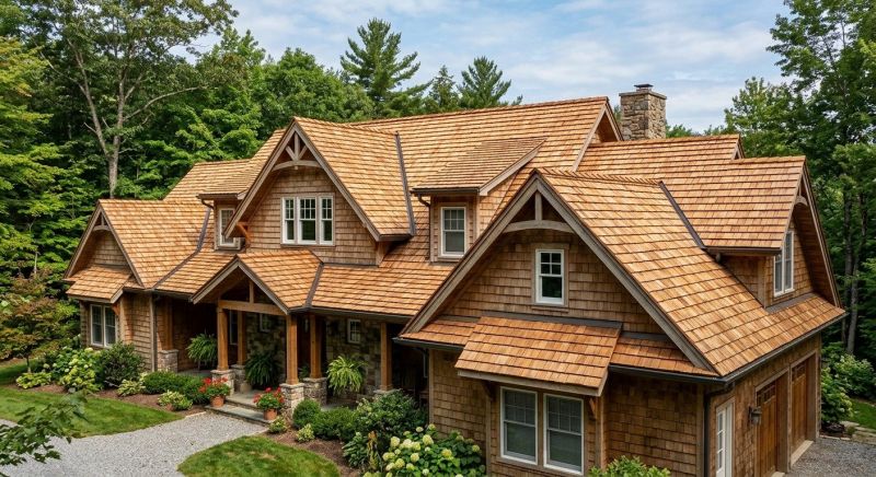 Natural Wood Roof Installation in Jasper, GA