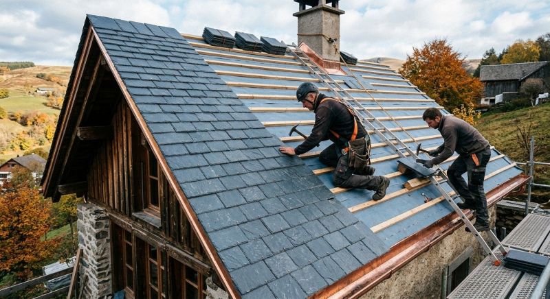 Slate Roof Construction in Jasper, GA
