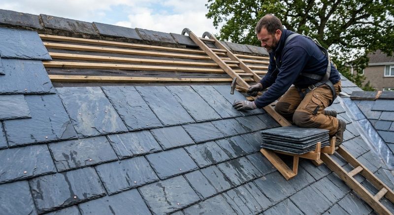 Slate Roof Construction in Jasper, GA