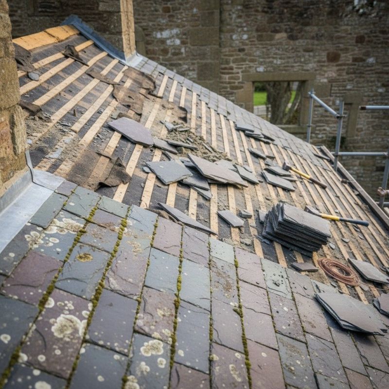 Slate Roof Replacement in Ellijay, GA