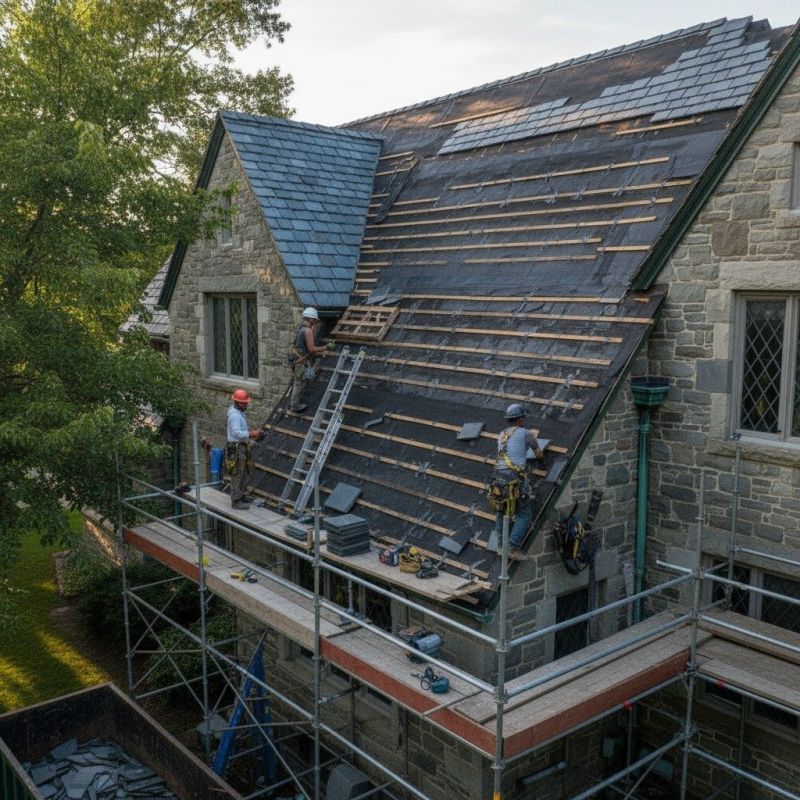 Slate Roof Replacement in Pickens County, GA