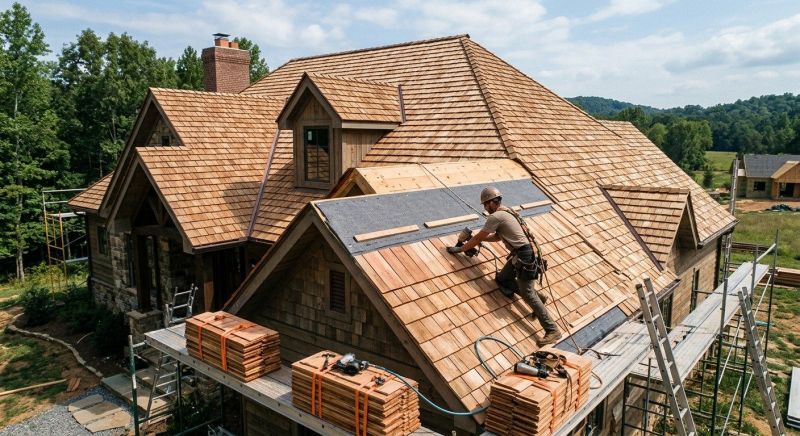 Wood Roofing Installation in Cumming, GA