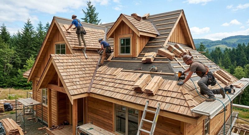Wood Roofing Installation in Dawsonville, GA