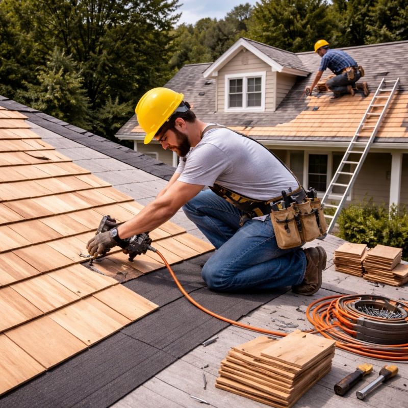 Wood Roofing Installation in Fairmount, GA
