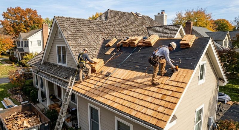 Wood Shake Roof Replacement in Dawsonville, GA
