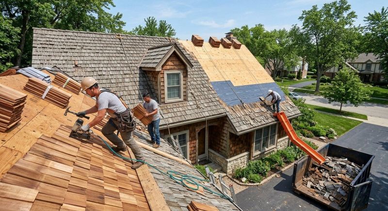 Wood Shake Roof Replacement in Dawsonville, GA