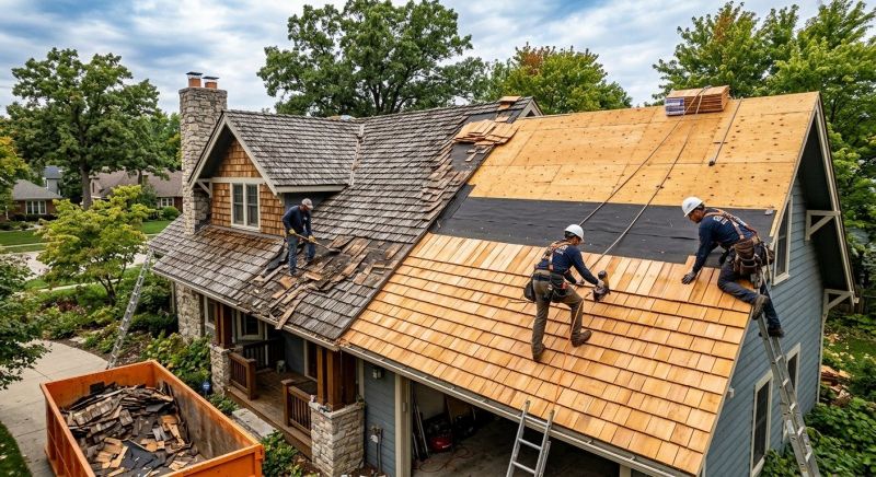 Wood Shake Roof Replacement in Jasper, GA