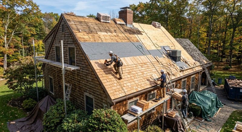 Wood Shingle Roof Replacement in Jasper, GA