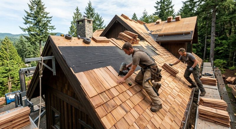 Wooden Roof Installation in Jasper, GA