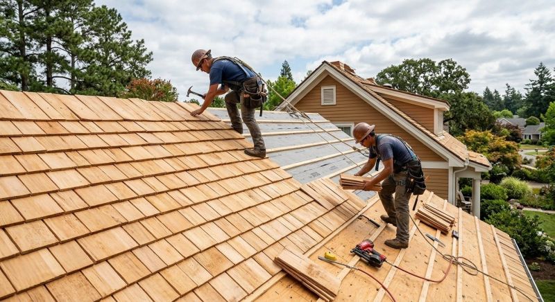 Wooden Roof Installation in Jasper, GA