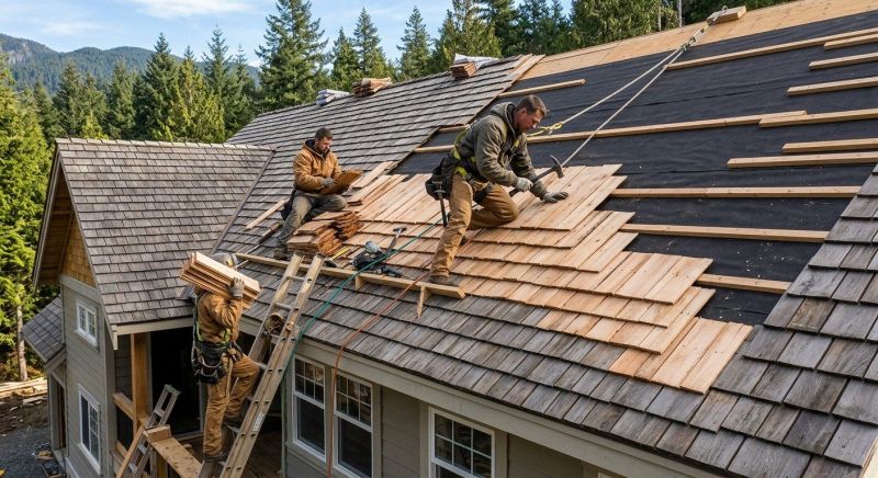 Wooden Roof Installation in Jasper, GA